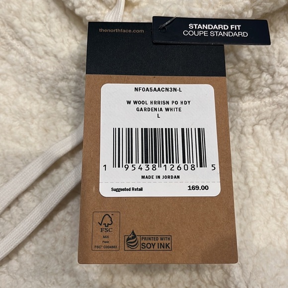 The North Face | NWT Wool Blend Lightweight Sherpa Hoodie - Picture 11 of 14